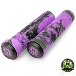 MGP 150mm Swirl Grind Scooter Grips - Purple/Black