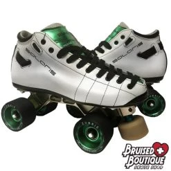 Custom Riedell Solaris Skates -Movement-Pulley white green solaris 2 70463.1672866028